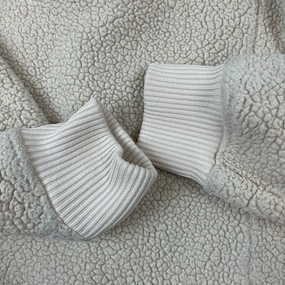 The North Face Cragmont Sherpa Fleece Jacket Womens Small Cream Full Zip Cozy - Picture 12 of 15